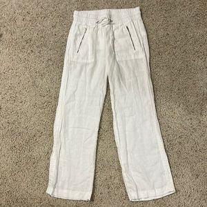 ATHLETA RETREAT LINEN PANT!